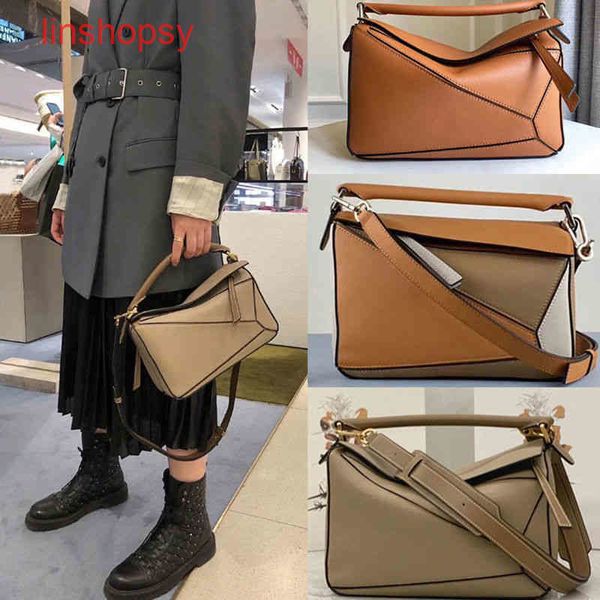 

handbags women loews designer bags leather women's 2022 puzzle geometry mini p