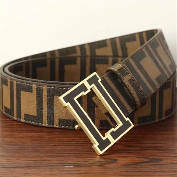 

fashion business ceinture 20 style belts design mens womens riem with gold buckle black belt not with box as gift308g, Black;brown