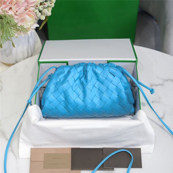 

designer bags luxury the pouch mini leather clutch women's green shoulder bag 7a quality size 22x12x7cm, Brown;gray