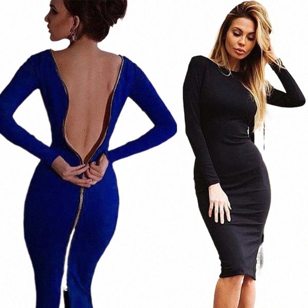

casual dresses casual dresses korean style sheath solid back zip-up female 20120 club long sleeve knee length woman c2pu#, Black;gray