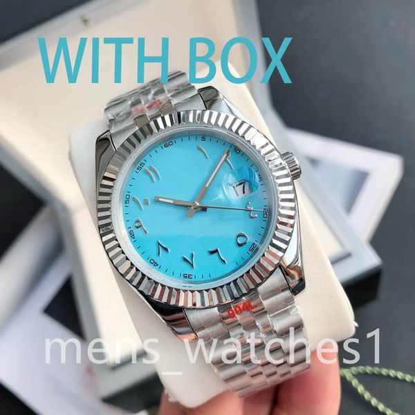 

2022 new u1 automatic mechanical watches men big magnifier 41mm stainless steel sapphire mens male wristwatches waterproof luminous, Silver