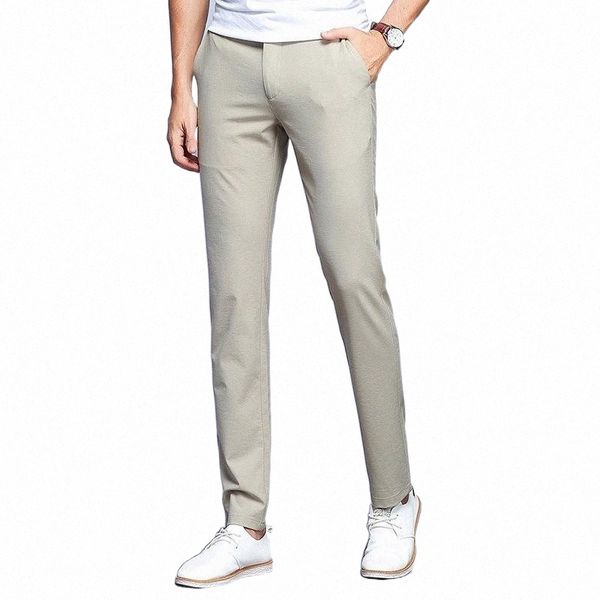 

men's suits & blazers summer thin men's suit trousers high-quality slim stretch non-iron business pure color casual suits & blazer, White;black