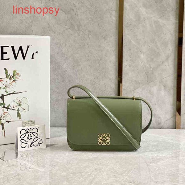 

luxury women loews bags 2022 autumn winter leather tofu flip single shoulder m