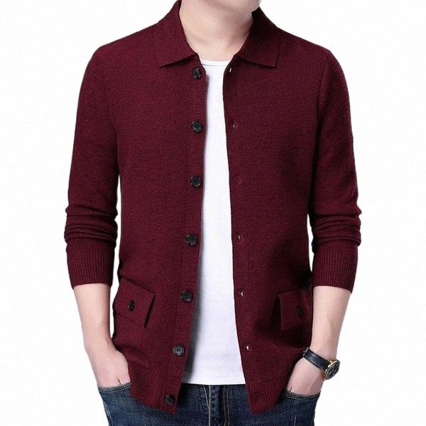 

men's sweaters men's sweaters dimi men casual woolen coats jacket man clothes autum winter brand fashion knitted lapel sweater car, White;black