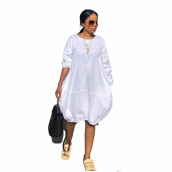 

casual dresses casual dresses plus size loose ball gown dress women streetwear oversized t shirt long sleeve knee length solid pockets midi, Black;gray
