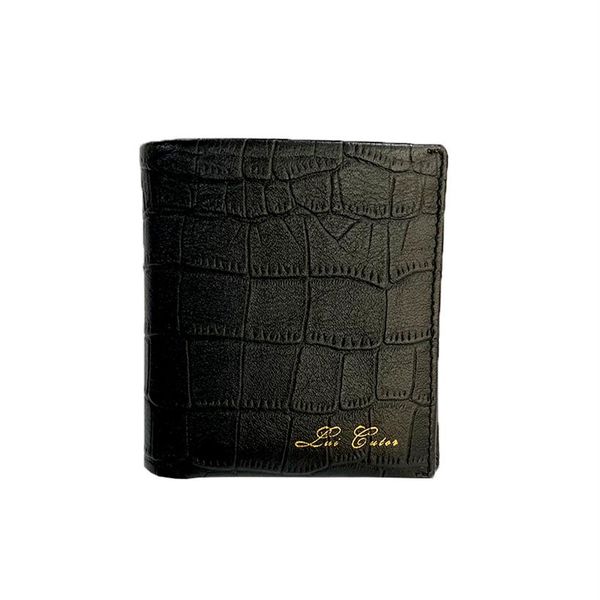 

men and women wallets fashion classic brown flower checkered black plaid casual credit card id holder leather ultra slim wallet packet 236m, Red;black