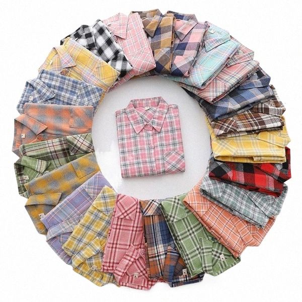 

women's blouses & shirts autumn womens plaid shirt loose blouses young college style fresh casual shirts female long sleeve blouse lady, White