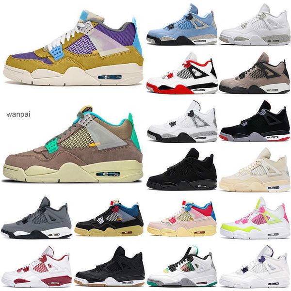 

dropshipping jumpman 4s desert moss basketball shoes for men women 4 university blue #51 taupe haze bred sail court purple mens trainers air