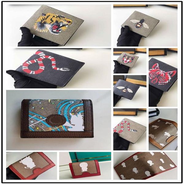 

2021 latest short wallet for women designer purse zipper bag ladies card holder pocket coin hold 60209p, Red;black