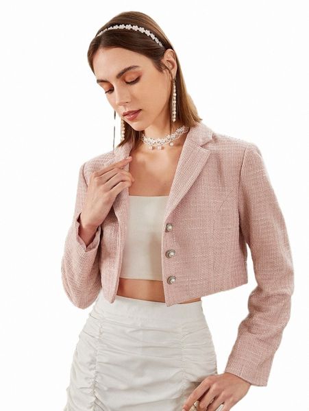 

women's two piece pants plaid lapel neck blazer t5wk#, White