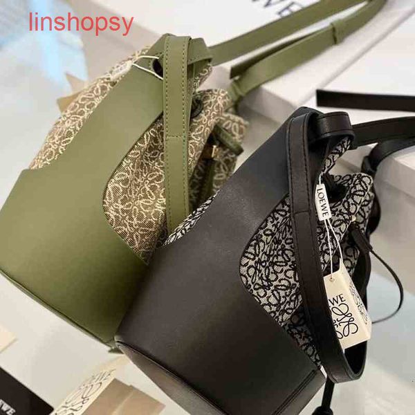 

designer handbag women loewss's bags 2022 splicing bucket messenger real leath