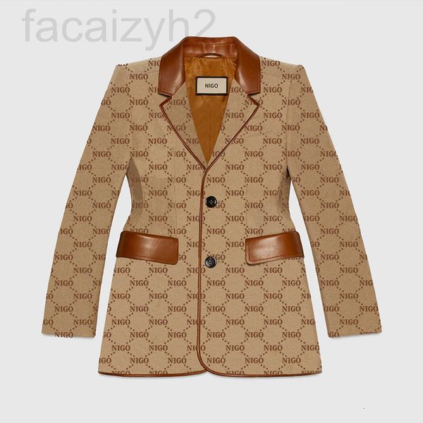 

women's suits & blazers designer high profile suit brand designer fashion women suit designer clothes blazer with full letters 2022 spr, White;black