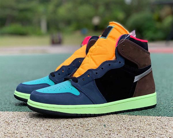 

jumpman 1 basketball shoes boots 1s high og bio hack baroque brown racer pink black outdoor running trainers sneakers with box