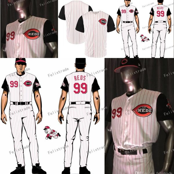 

cincinnati jersey 1999 home white reds throw back classic eugenio suarez 66 yasiel puig jose iglesias joey votto kemp winker dietrich barnha, Blue;black
