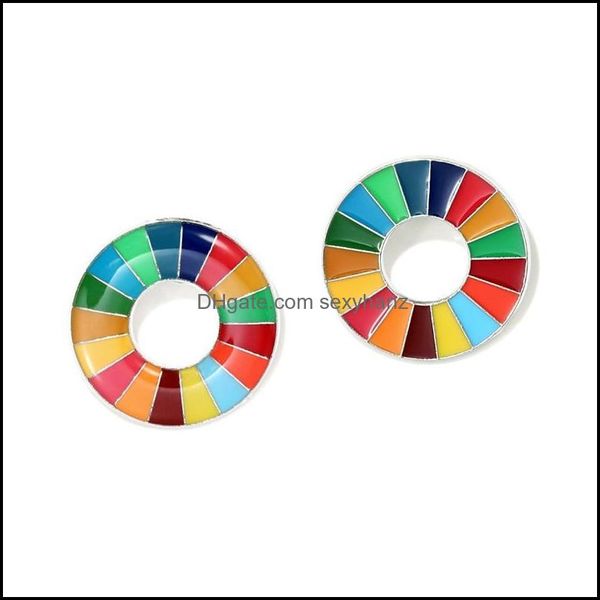 

pins brooches pins brooches enamal 17 colors sustainable development goals brooch united nations sdgs pin badge fashion ra sexyhanz dhpal, Gray