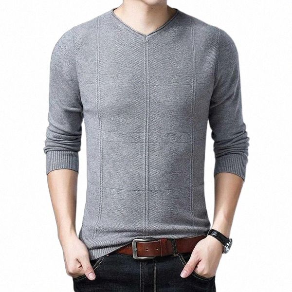 

men's sweaters men warm sweaters v-neck thicken sweater men's plaid knitted pullover b37p#, White;black