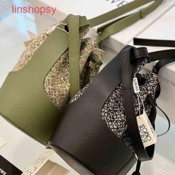 

handbags loews crossbody designer bags 2022 splicing bucket messenger real lea