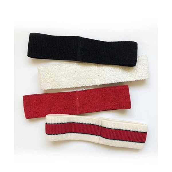 

brand elastic headband for women and men green red striped hair bands head scarf children headwraps gifts231i, Black;brown