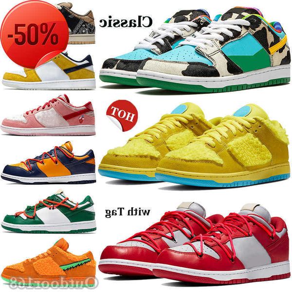 

boots 2021 chunky basketball shoes university red pine green white shadow classic sneakers yeelow bear travis scotts men women trainers with, Black