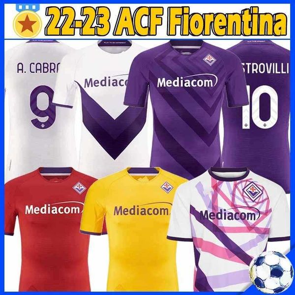 

soccer jerseys 22/23 acf fiorentina 2022 2023 callejon erick florence jersey malcuit vlahovic milenkovic c.kouame chiesa men kids kit socks, Black;yellow