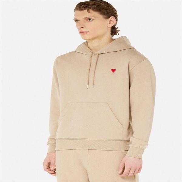 

21ss paris designer mens hoodie skateboard sweatshirts long sleeve shirts hoodies man women embroidery love printed letter lovers coat 2961, Black