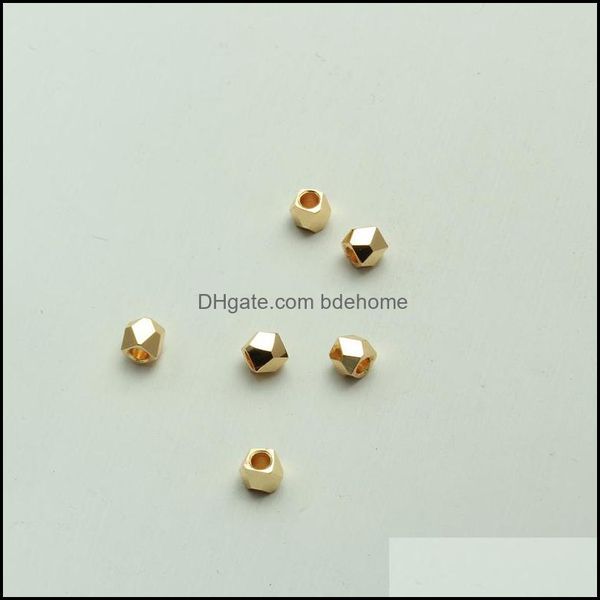 

metals bracelet diy polygon metals beads cut copper 2.5mm m 4mm 5mm loose bead necklace beaded fashion jewelry for women men 0 23tl q dhr4c, Black