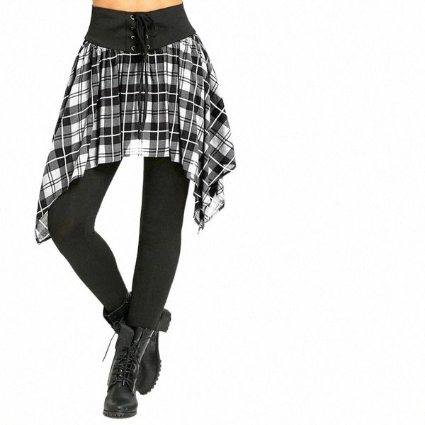 

women's pants & capris autumn sweatpants fashion women plaid print running trousers ladies casual sport skirt pants tennis culottes out, Black;white