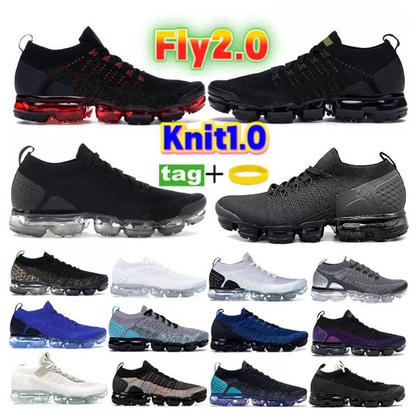

2022 casual shoes for men women fly 2 knit 3.0 all cushion designers sports sneakers triple black cream white anthracite metallic silver gre