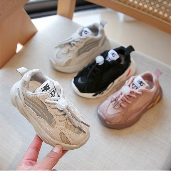 

first walkers spring autumn kids shoes for boys girls children casual sneakers non slip baby mesh breathable soft running sports 220830