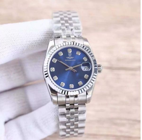 

luxury watch woman 26mm date fashion mens ladies watch sapphire mechanical automatic watches stainless steel bracelet casual wristwatch, Slivery;brown