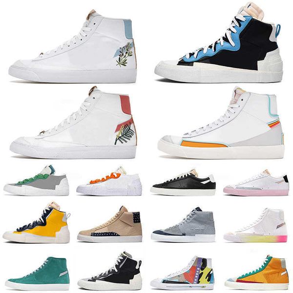 

blazer mid 77 vintage running shoes high low glow in the dark have a good game city pride suede leather women mens trainers sports