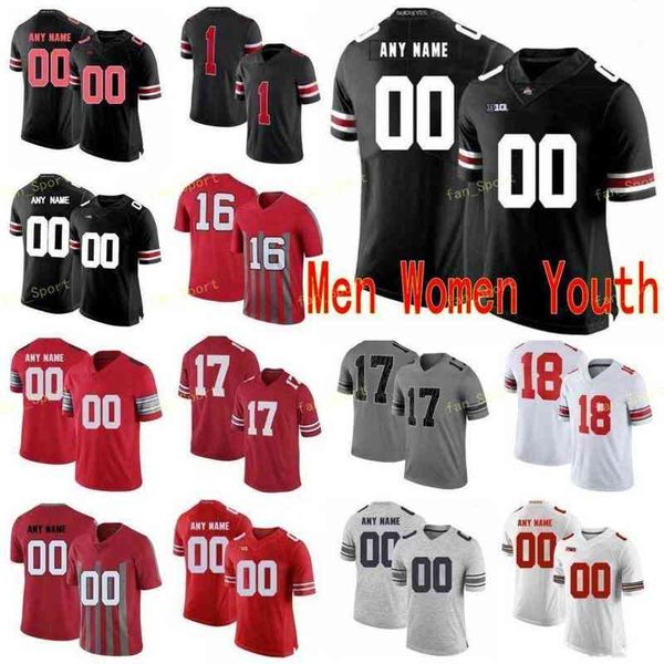 

american college football wear ncaa college jerseys ohio state buckeyes 27 eddie george 2 chase young 7 haskins jr 15 elliott 25 mike weber, Black