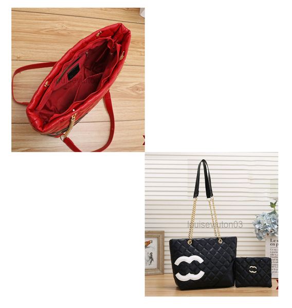 

designer channel bag tote shoulder handbag casual fashion luxurious messenger womans lovers new large capacity leather bag