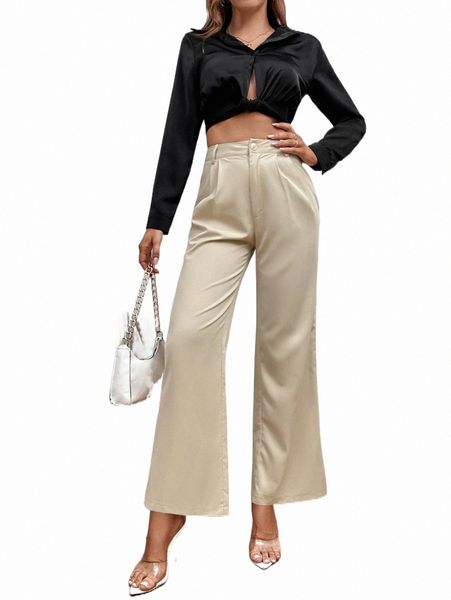

women's pants & capris high waist wide leg pants z9ib#, Black;white