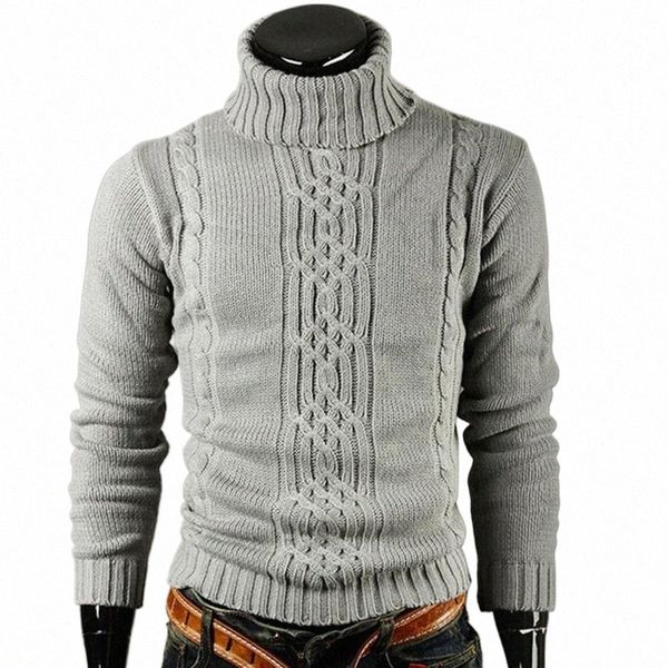 

men's sweaters fashion slim men's knit lapel long sleeve turtleneck solid color regular sweater for men winter high neck sweaters, White;black
