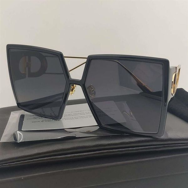 

2020 montaigne sunglasses women brand colored black square futuristic retro fashion sun glasses rectangular men 30montaigne192k, White;black