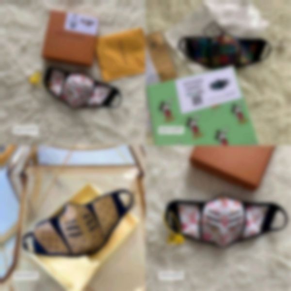 

waist bags s/m have fashion luxury designer face living anti-dust masks cotton cloth pu leather printing