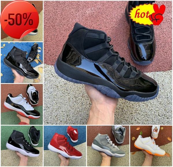 

boots jumpman gamma blue 11 11s high basketball shoes mens jubilee 25th anniversary cap and gown white concord bred 45 retroes midnight navy, Black