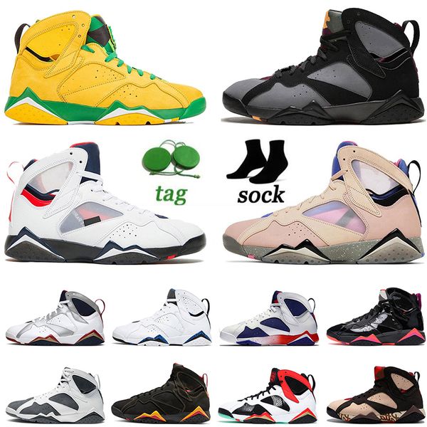 

jumpman 7 7s mens basketball shoes j4 flint z mist black patent leather oregon ducks hare bordeaux jordens sapphire citrus trainers sports s, White;red