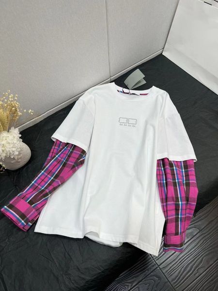 

hoodie woman clothe long sleeves sweater fasion two pieces of stitched fake lovers hooded casual cotton, Black