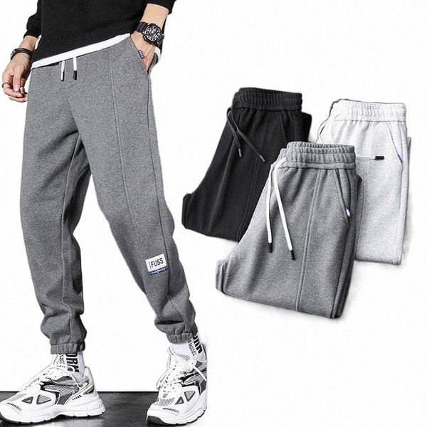 

men's pants men's pants loose jogging men 2022 fashion sweatpants male outdoor casual straight soft sports harem long trousers plu, Black