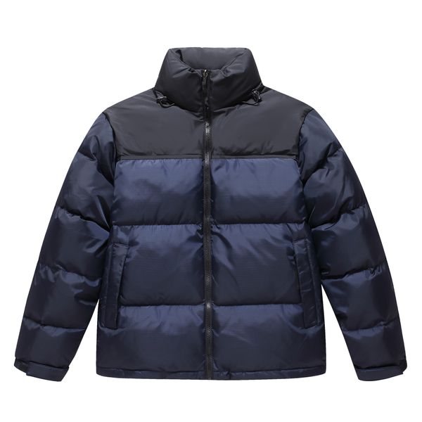 

men's down cotton jacket north tech clothing 1996 coats outdoor women's fashion casual warm coat mens hooded thickened designer cl, Black