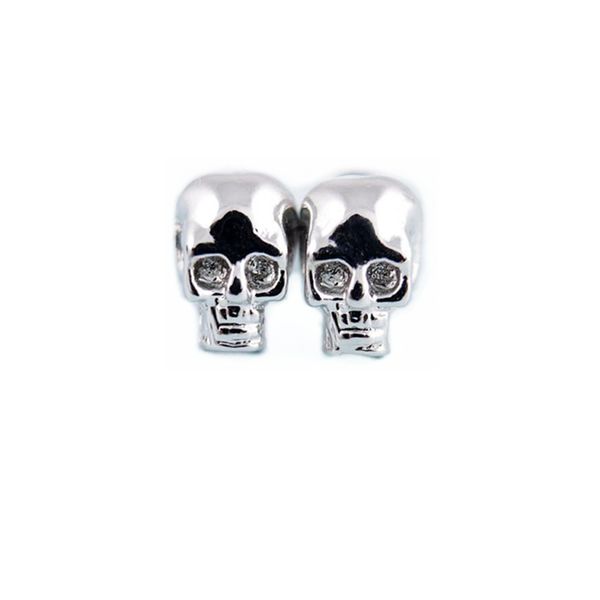 

cross bones ear studs cool ear stud earrings for women 18k gold plated, Golden;silver