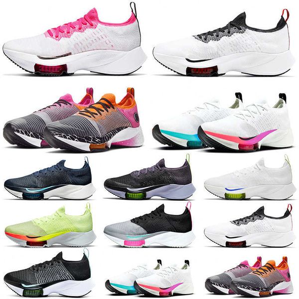 

zoom tempo next% fly knit running shoes men women sports sneakers black white pink volt yellow mens trainers platform outdoor hiking
