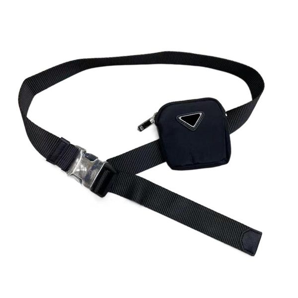 

womens luxury designer belt with purse bag fashion designers belts men waistband nylon lady girdle mini waist bag ceinture229b, Black;brown