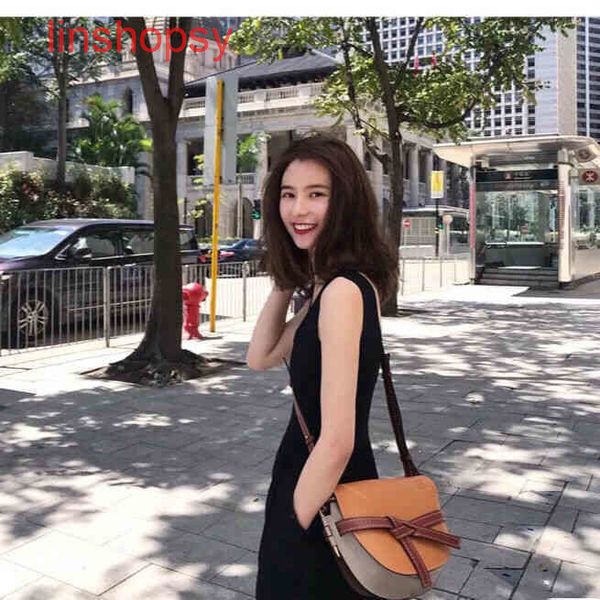 

women bag 2022 loew'ss shoulder handbags designer bag saddle napa cowhide size