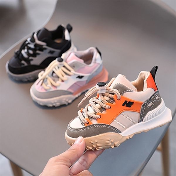 

first walkers 3 colors style soft sole boys girls shoes low-casual breathable student sports size 21-36 girl sneakers 220830