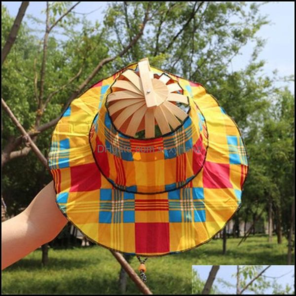 

wide brim hats bamboo foldable hand fan sun hat women sunhat with 2 in 1 chinese style frame floral printed 3 sexyhanz dh3pn, Blue;gray