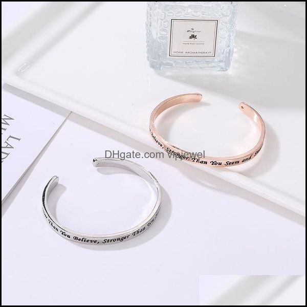 

other bracelets letter bracelet bangle lovers gift plating bracelets open bangles fashion chic jewelry accessories cuff drop vipjewel dhr6y, Golden;silver
