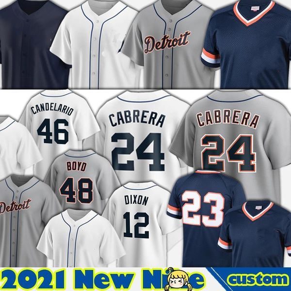 

baseball jersey24 miguel cabrera detroit jerseys 12 brandon dixon 56 spencer turnbull baseball jonathan schoop jeimer candelario robbie gros, Black